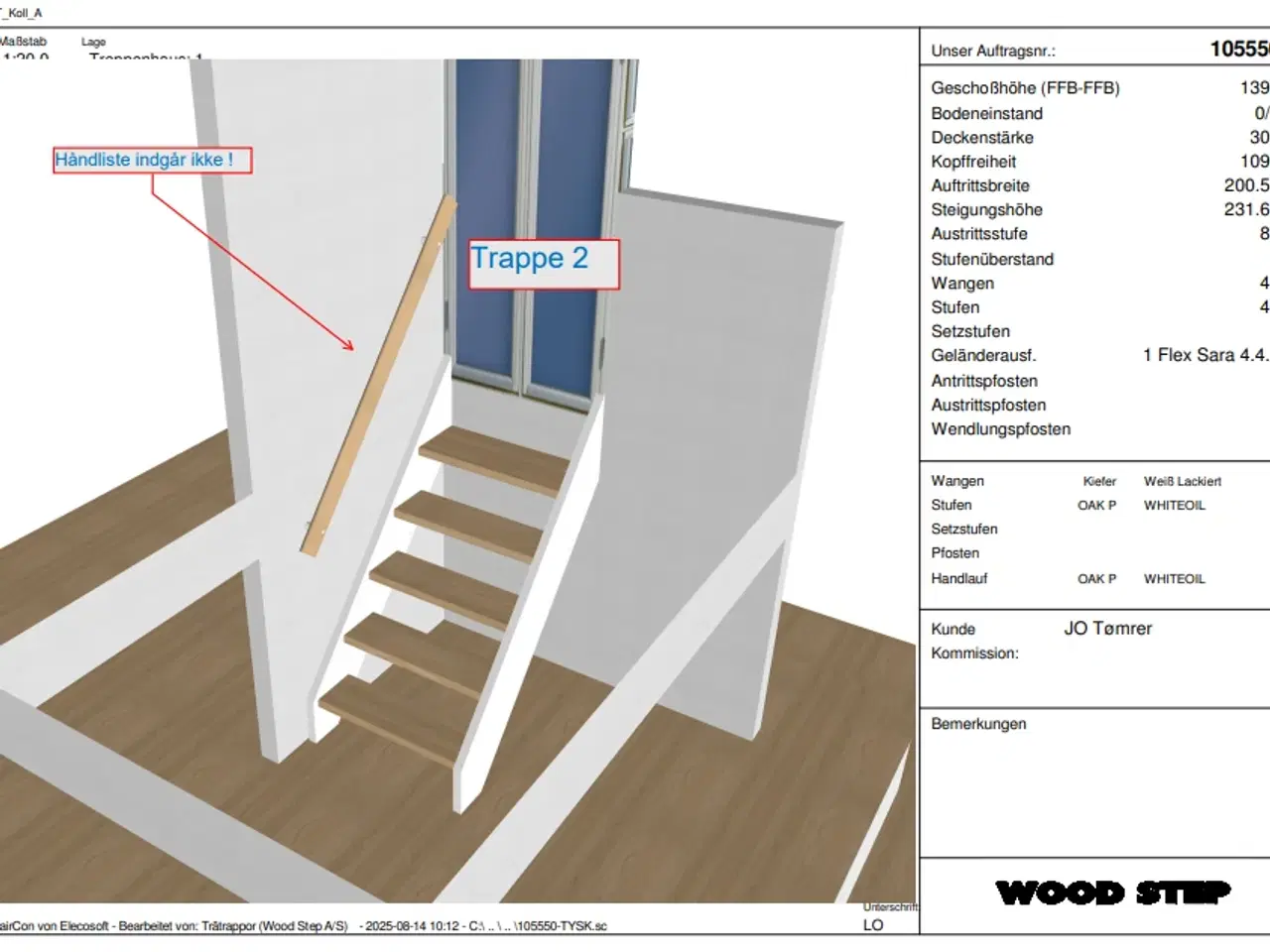 Billede 12 - 2 Stk Niveautrapper - fejlmålstrappe.