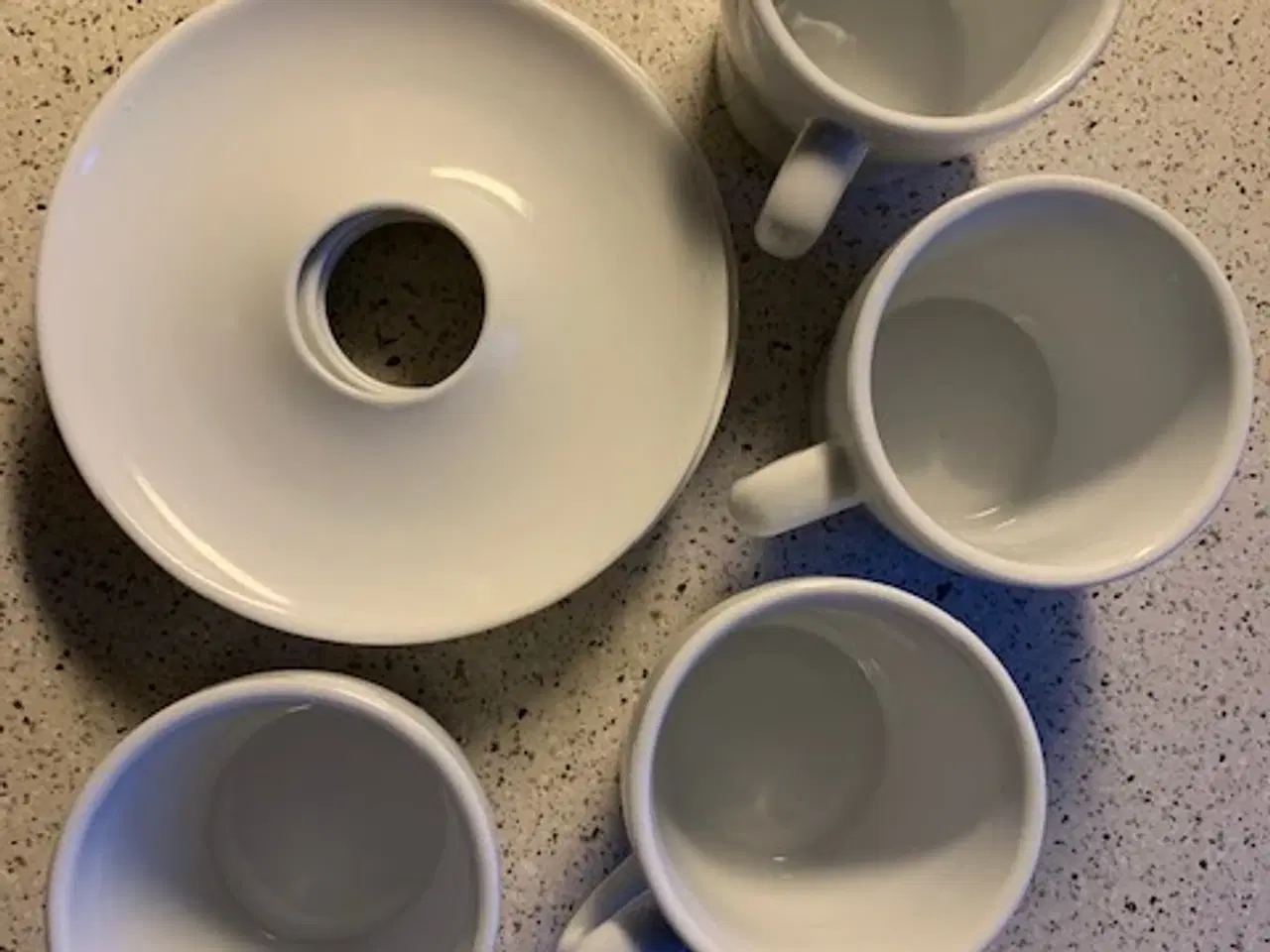 Billede 5 - 4 stk mocca-/kaffekopper m/underkopper/æggebægre
