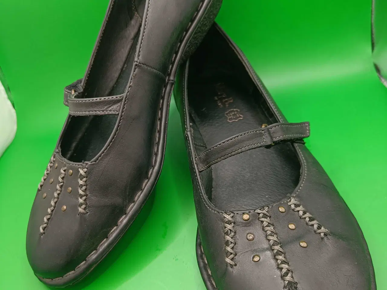 Billede 6 - Mary B sort læder sko 