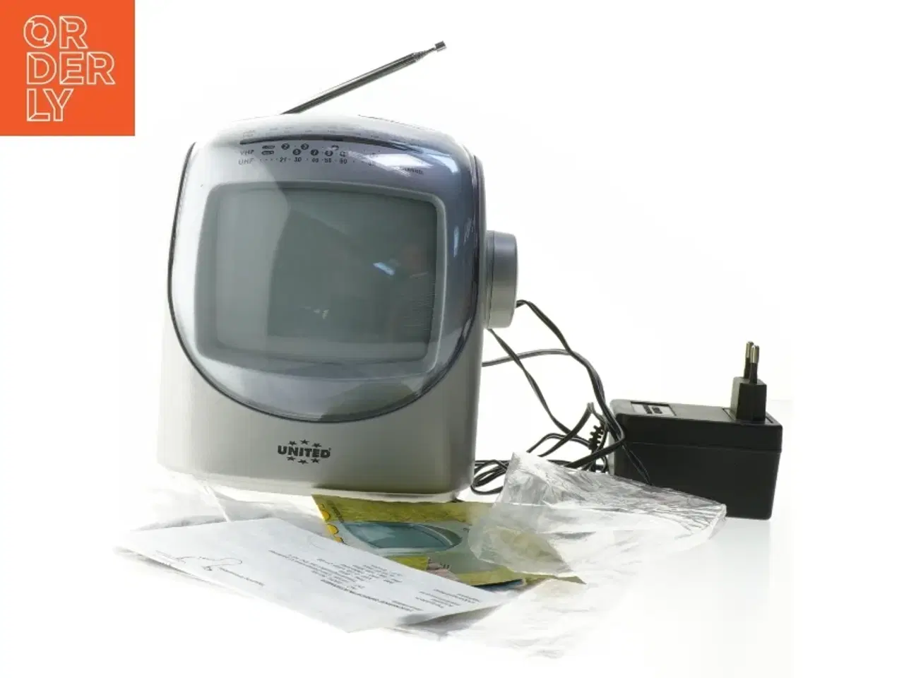 Billede 4 - United UTV 8002 R sort/hvid TV og AM/FM radio fra United (str. 18x15x15 cm)