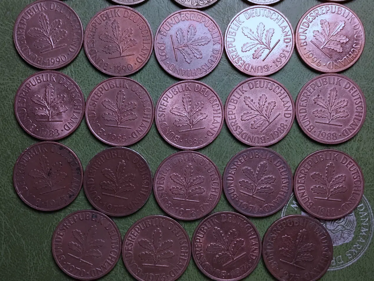Billede 1 - TYSKLAND 21 x 2 PFENNIG + 2 x 1 PF+ 3 x 5 PF +10 P