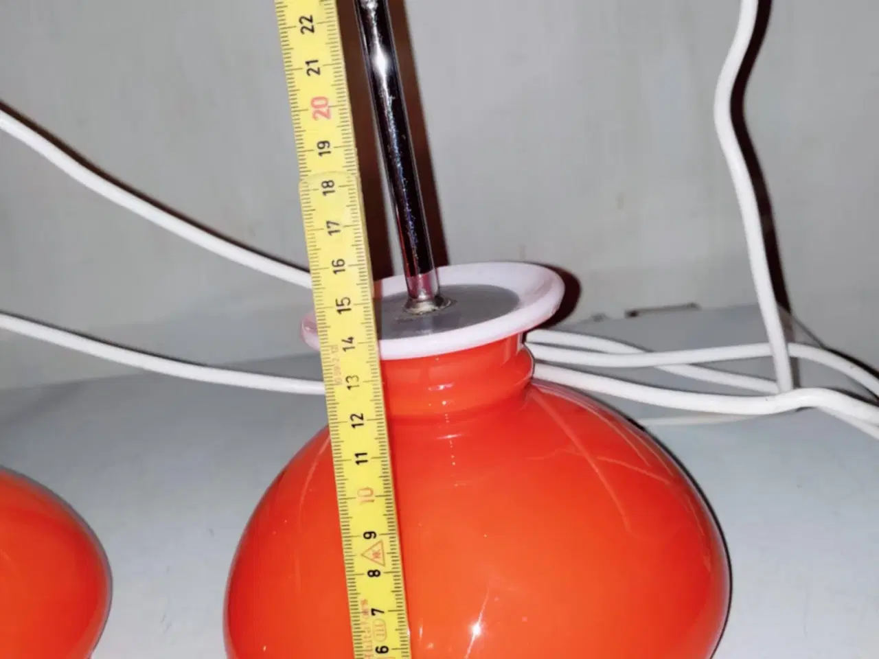 Billede 4 - 3 super flotte lamper i fed farve se billeder