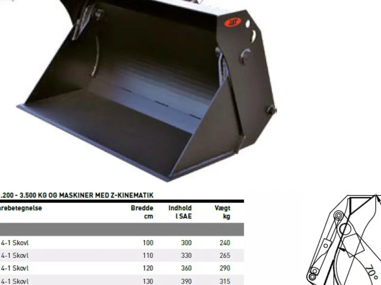 Billede 3 - JST M 4-1 skovl