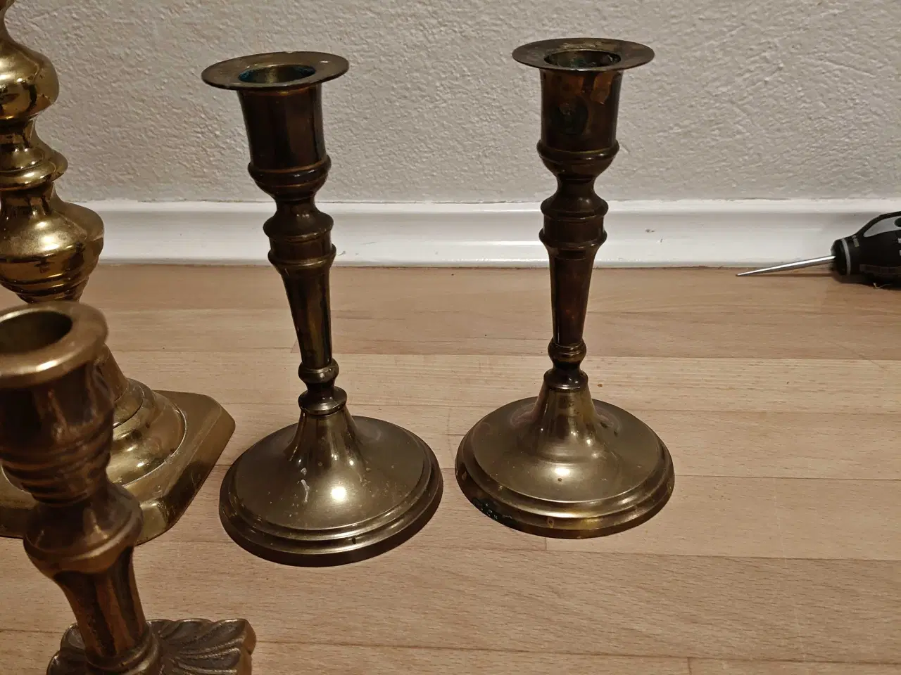 Billede 4 - Messing lysestager