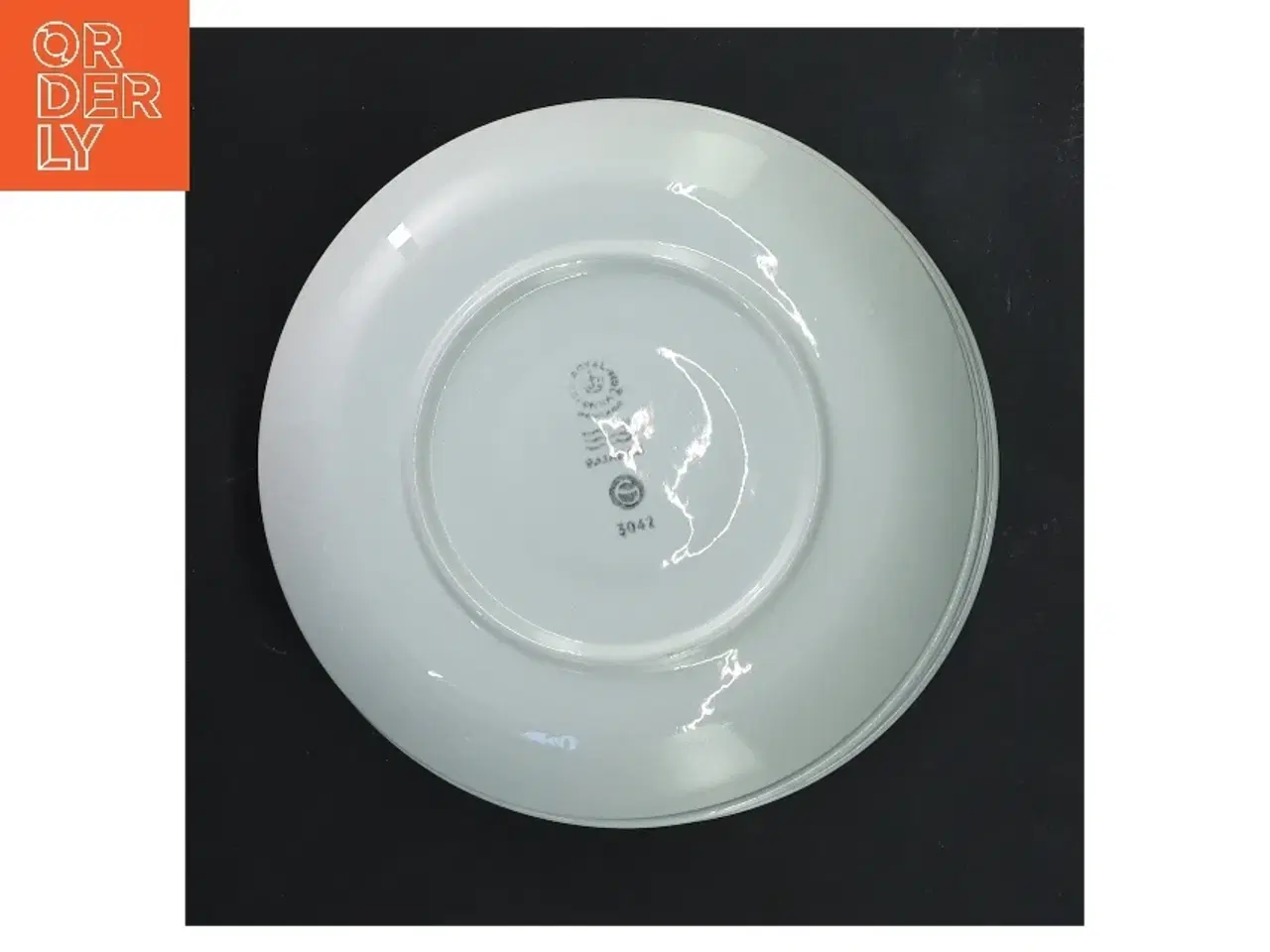 Billede 2 - Sæt af 6 underkopper fra Royal Copenhagen (str. 6 stk Ø 14 cm)