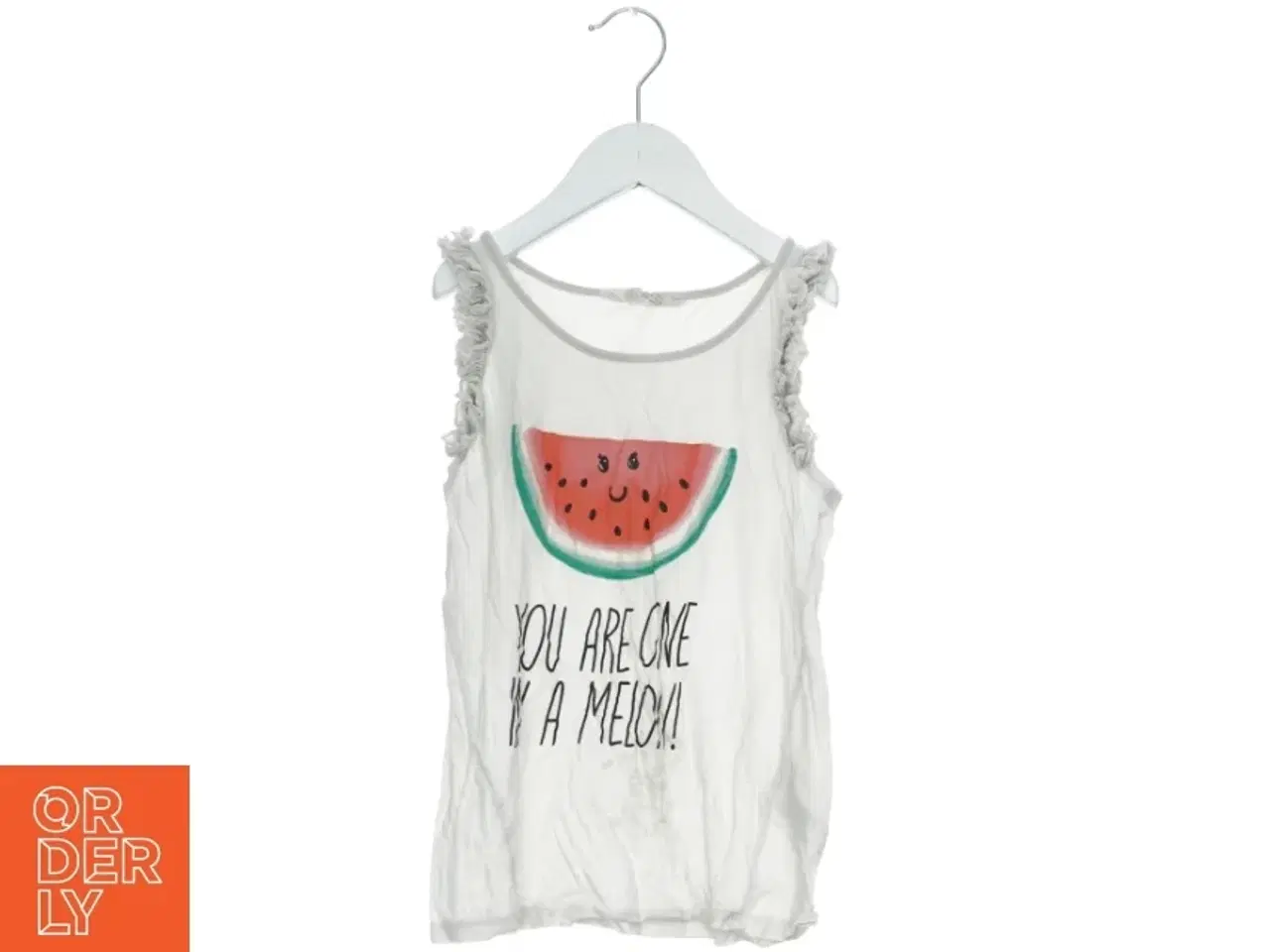 Billede 1 - Ærmeløs top med vandmelon-motiv fra H&M (str. 140)