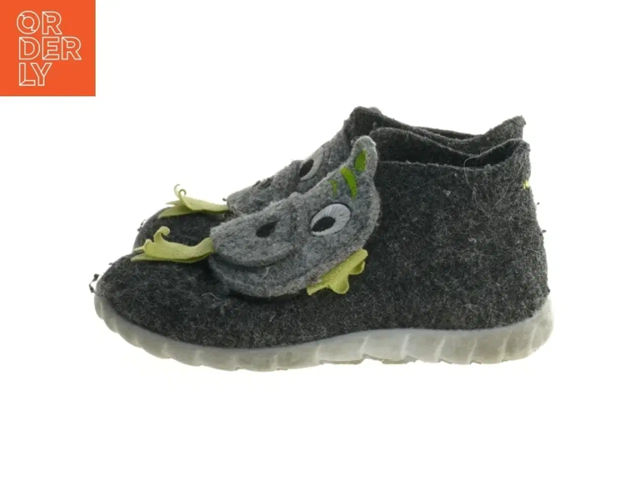 Billede 3 - Børnefiltsko med dyremotiv (str. 24)