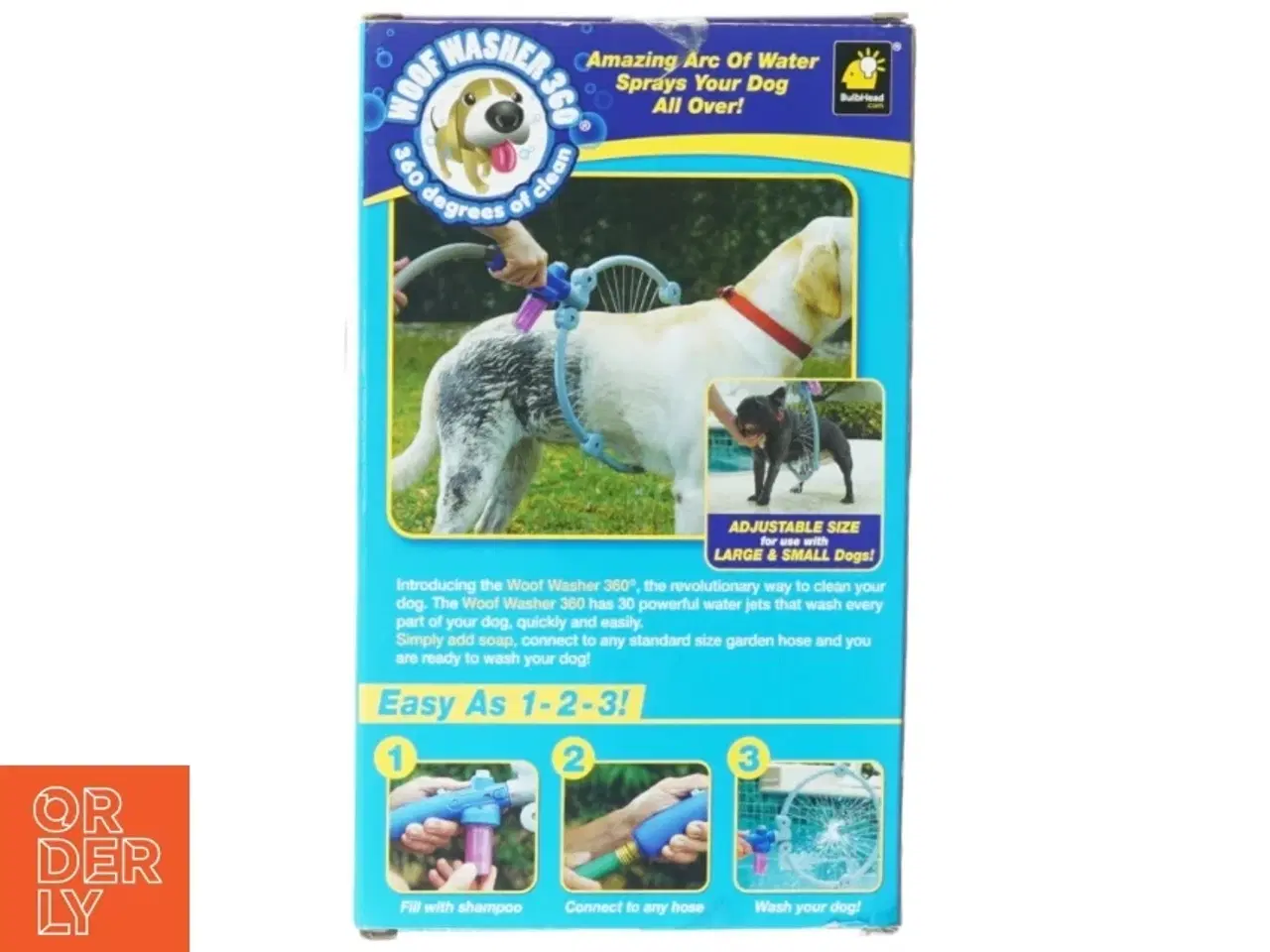 Billede 2 - Woof washer 360 Hundevask Pelspleje fra Bulbhead (str. 17 x 28 cm)