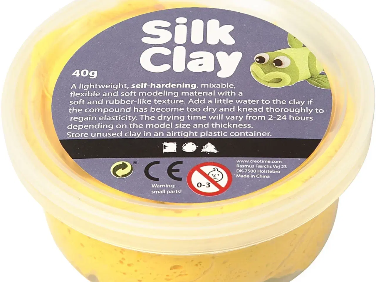 Billede 1 - Silk Clay® Gul - 40g Selvhærdende Modelleringsmasse