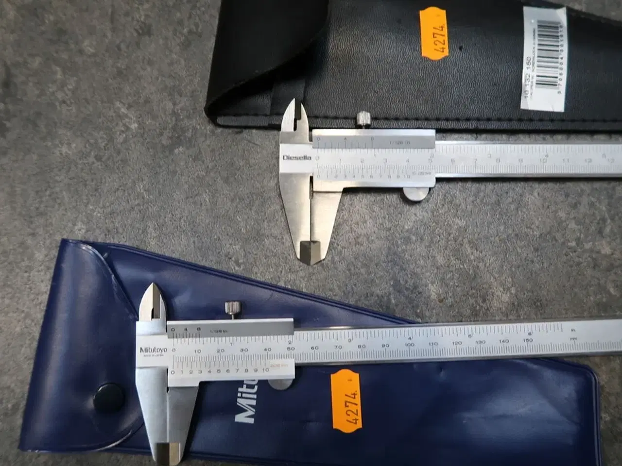 Billede 2 - 2 stk. skydelærer DIESELLA, MITUTOYO