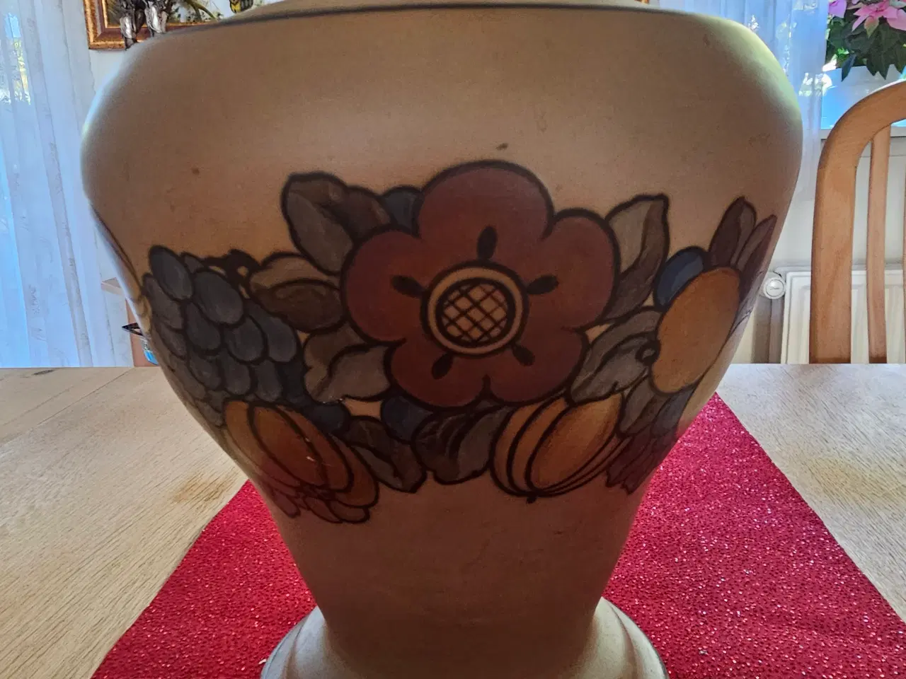Billede 1 - Hjort Keramik - Krukke m. låg