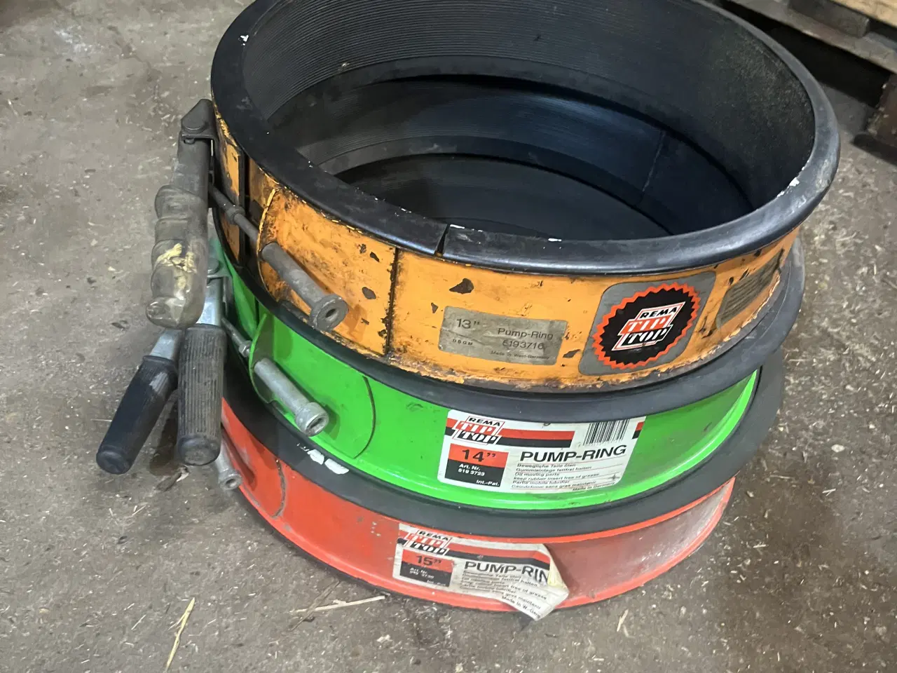 Billede 1 - Pumpe ringe i 13-14-15 tommer 