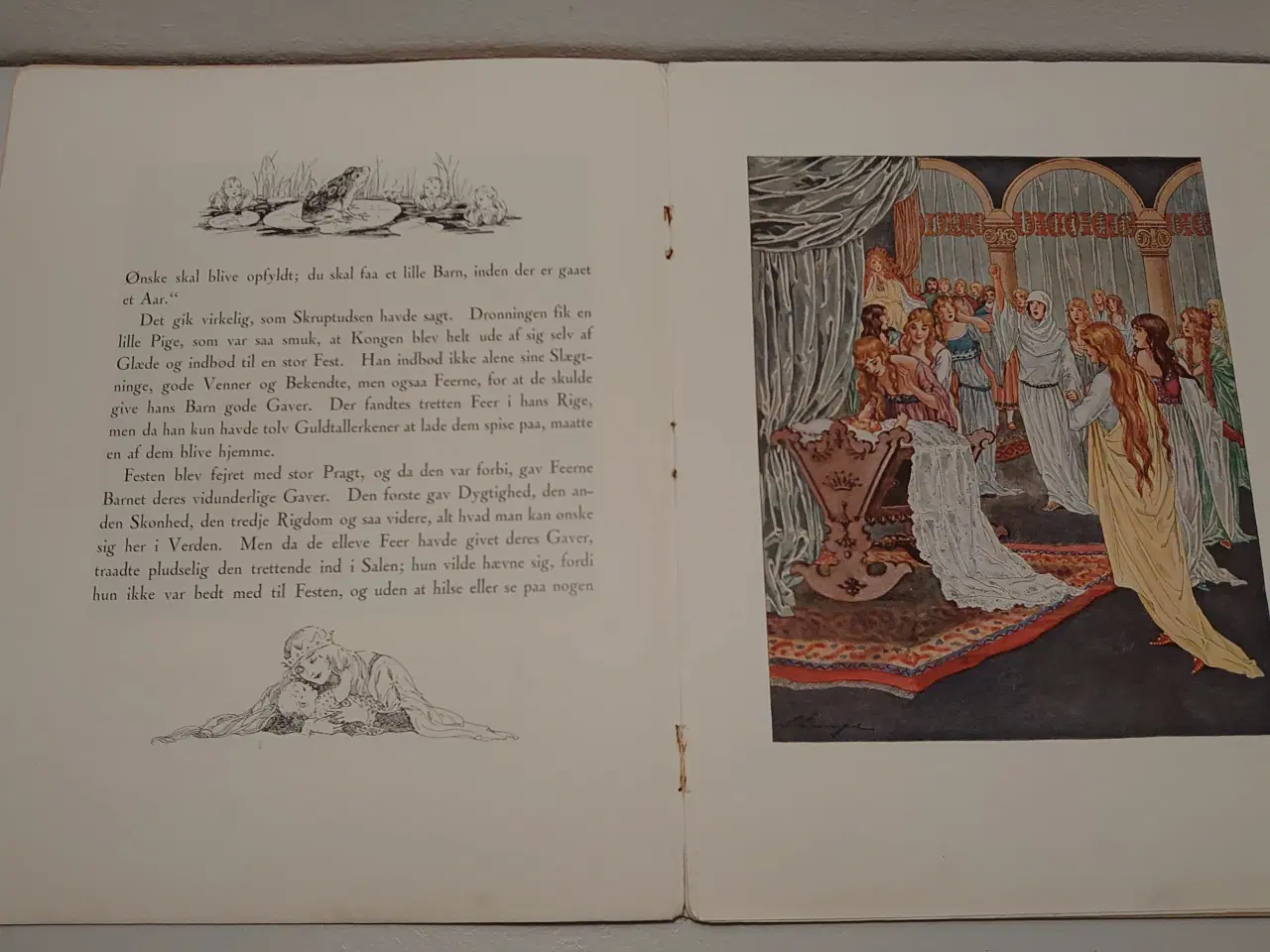 Billede 4 - Brdr. Grimm:Tornerose. Sjælden udgave fra 1927.