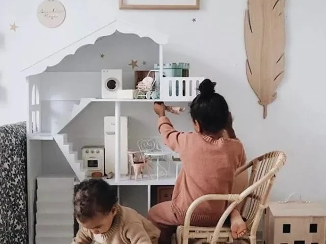 Billede 8 - Dukkehus bogreol 2‑i‑1 LULILO CALLA XXL – 116 cm