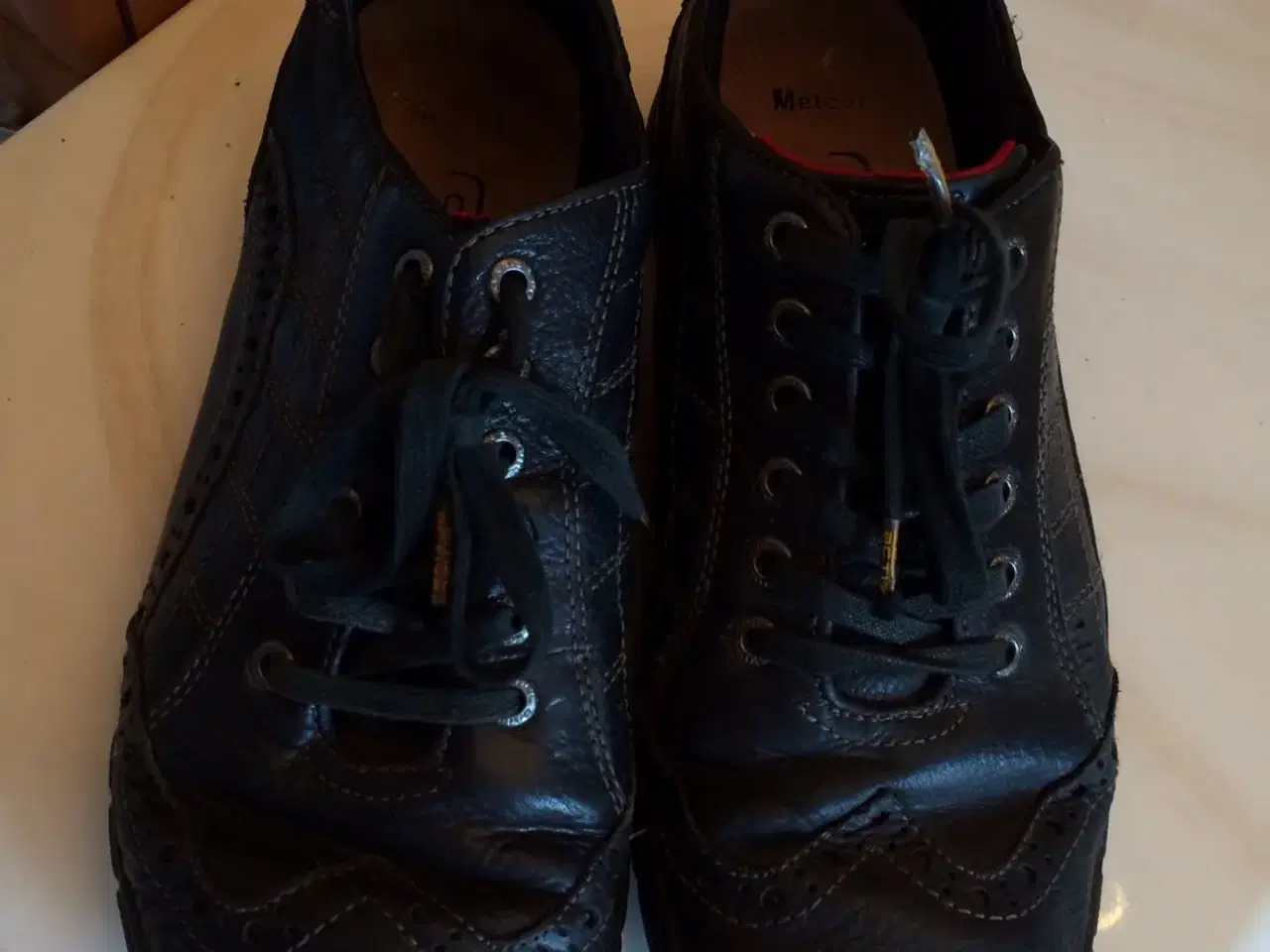 Billede 1 - Læder sko