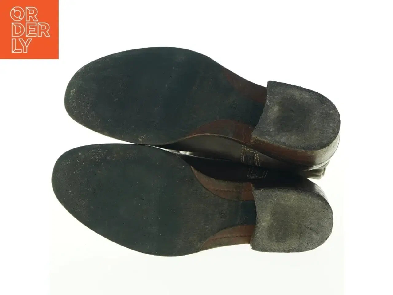 Billede 3 - Brune læderstøvler (str. Otteogtredve)