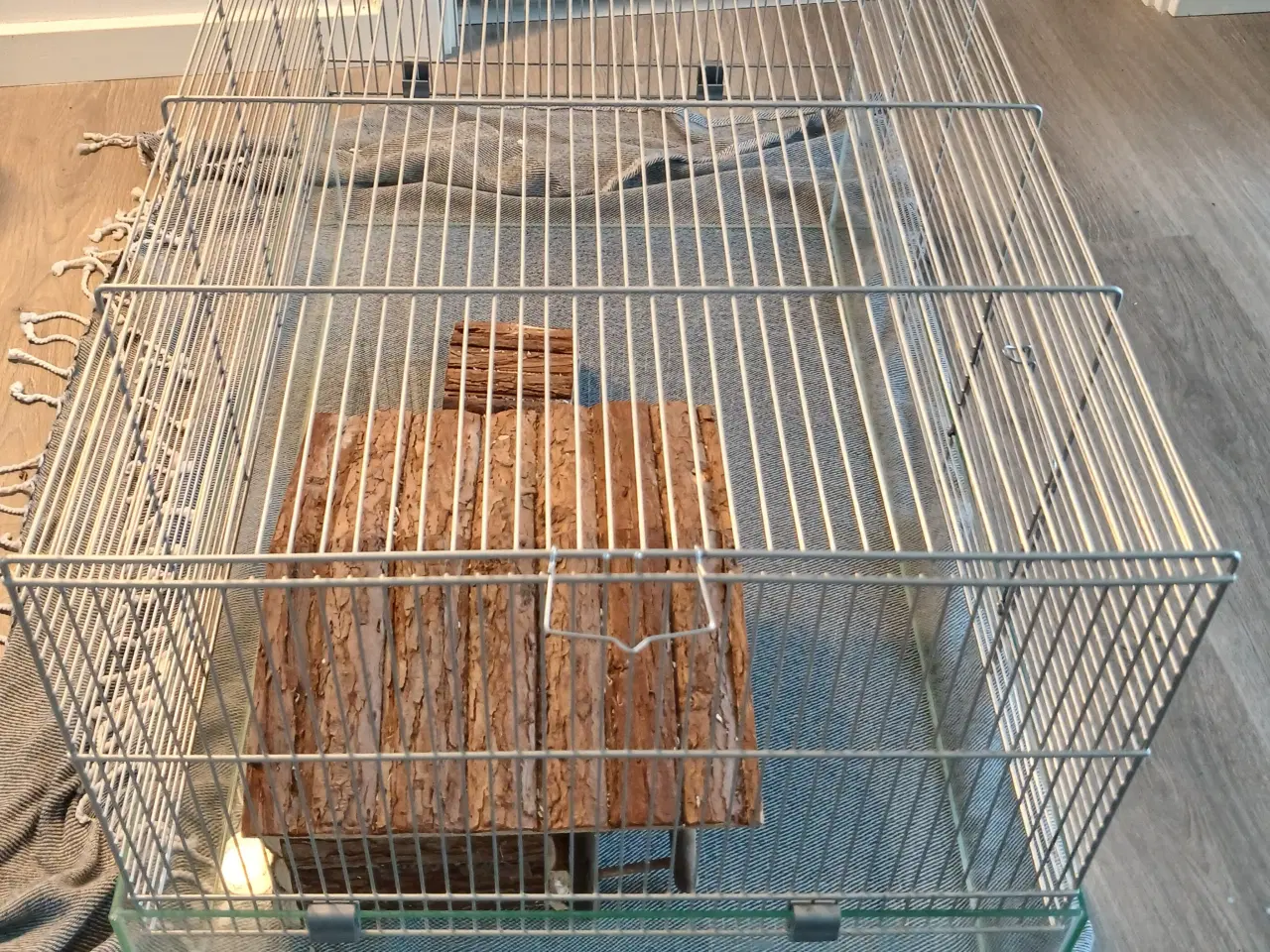 Billede 6 - Stort bur med glas bund