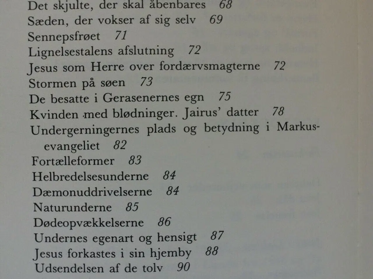 Billede 3 - markusevangeliet fortolket, af e. thestrup pederse