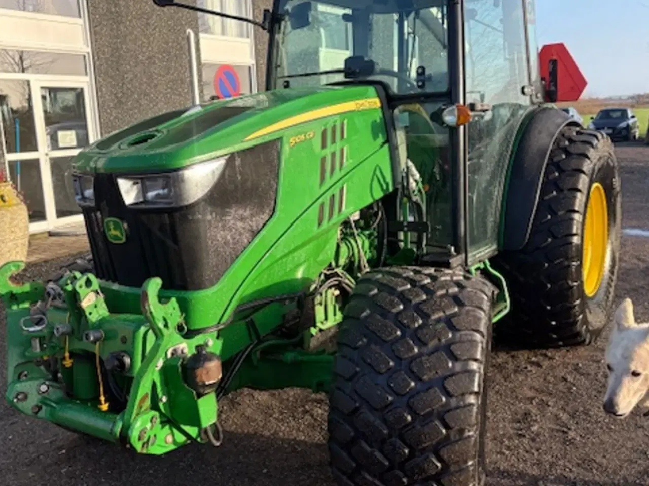Billede 4 - John Deere 5105GF FRONTLIFT. HJUL MED GRÆSDÆK MEDFØLGER