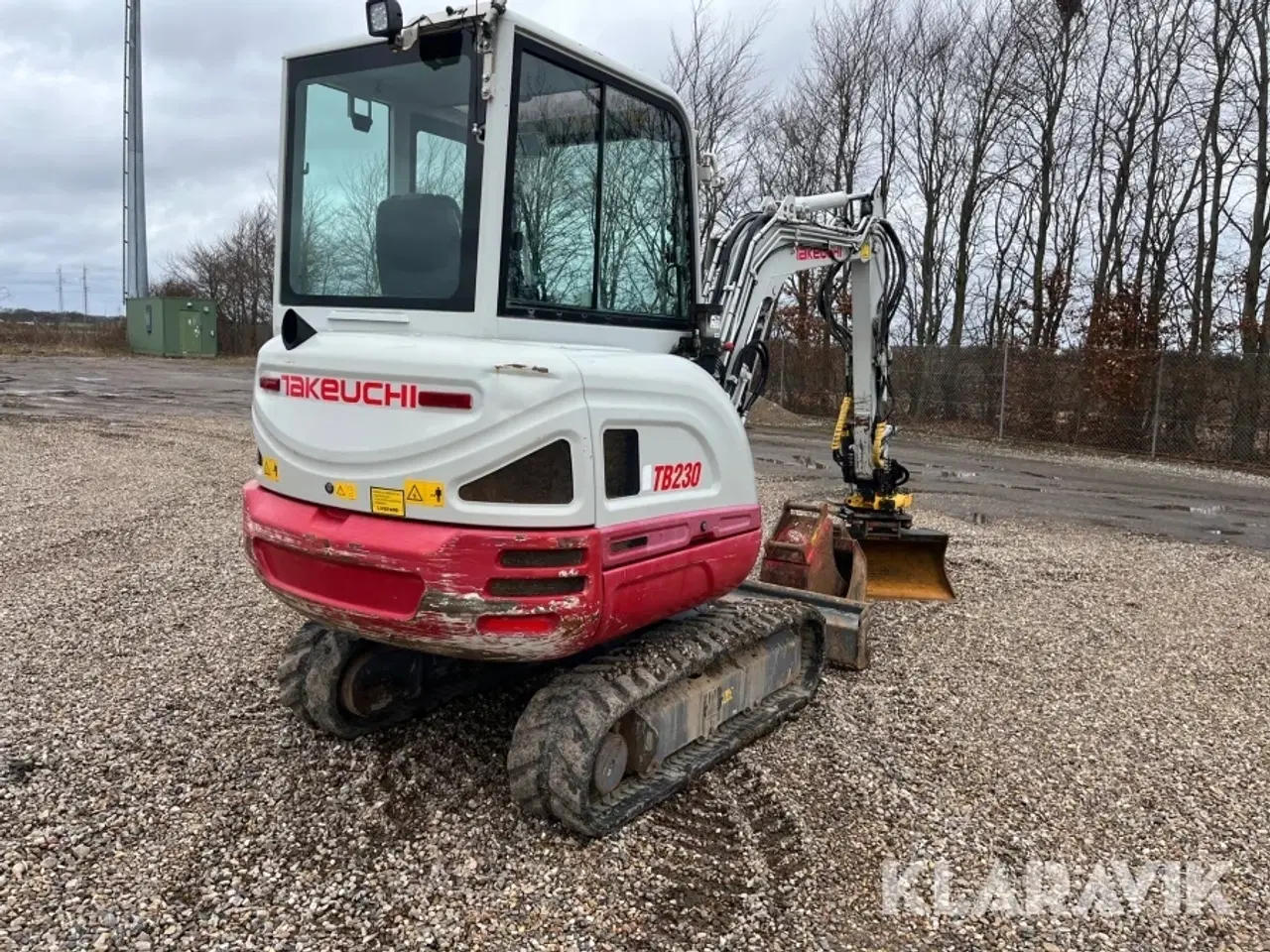 Billede 3 - Gravemaskine Takeuchi TB230 med rotortilt