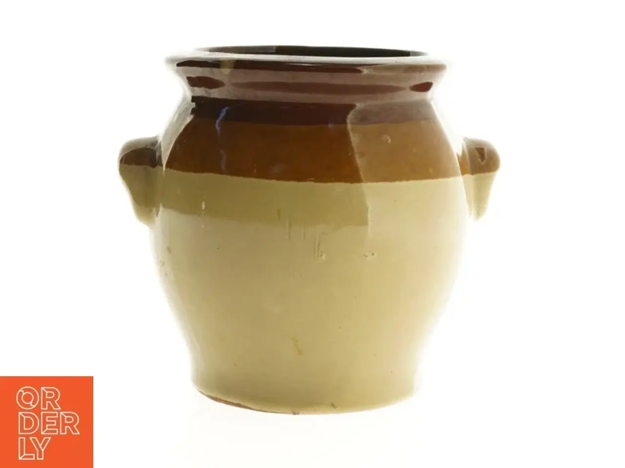 Billede 1 - Keramik krukke (str. 14 x 13 cm)