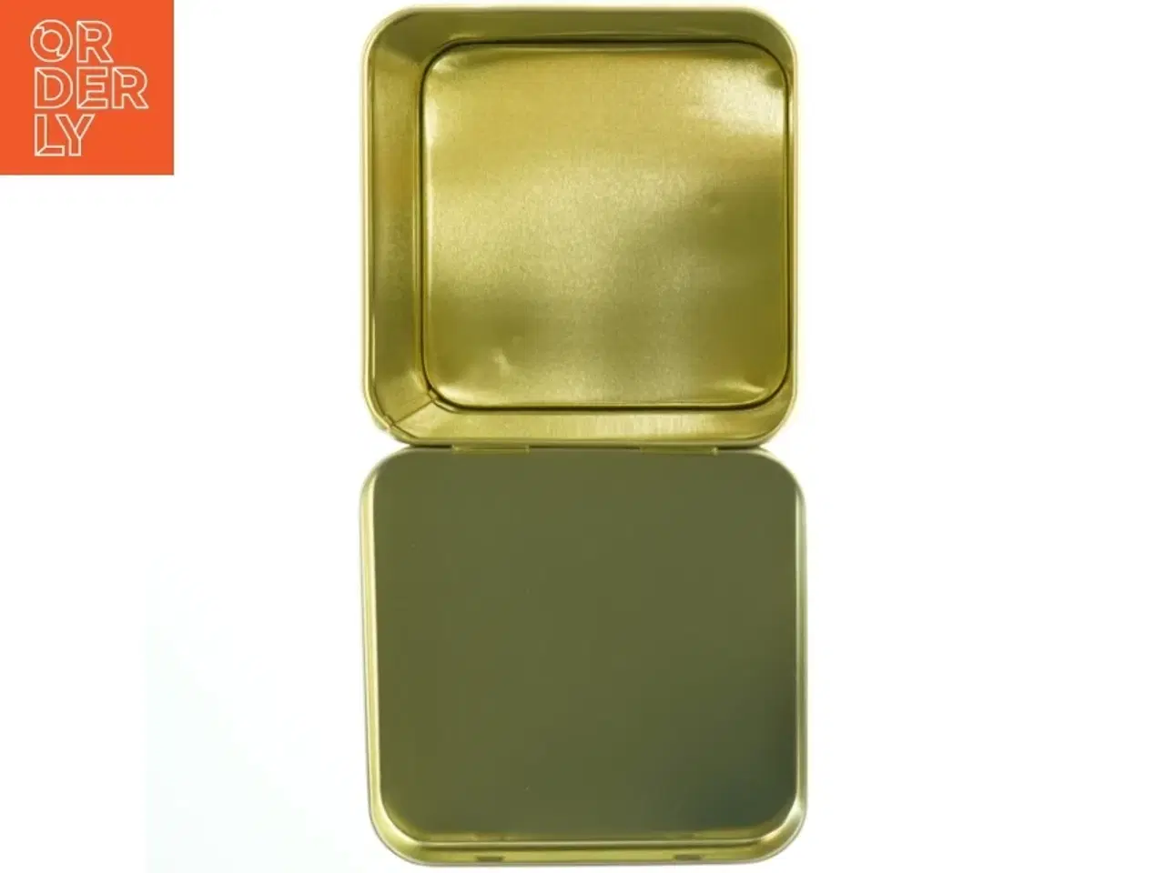 Billede 6 - Dekorativ kagedåse med asiatisk motiv (str. H. 21,5 cm. 15 x 15 cm)