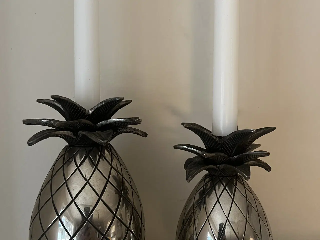 Billede 2 - Store smukke vintage ananas stager 