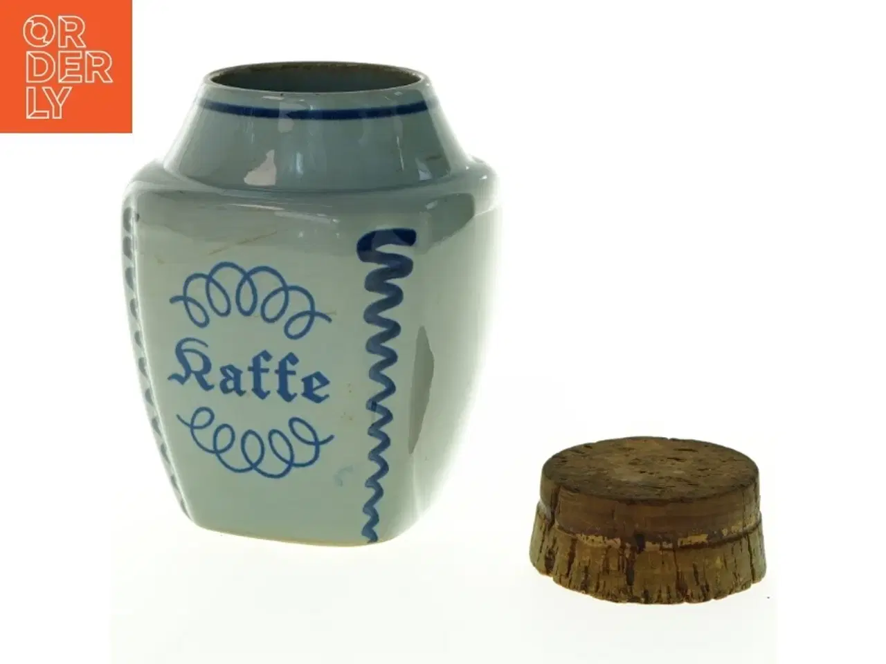 Billede 4 - Keramisk kaffekrukke med prop fra Søholm Keramik (str. H 15 cm)