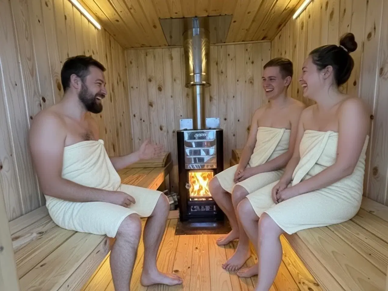 Billede 2 - HELT NY Mobil sauna på trailer - Harvia ovn