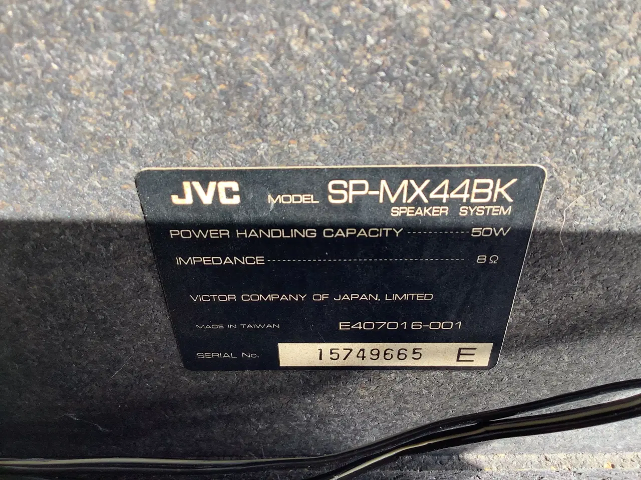 Billede 3 - JVC sterio højtaler 
