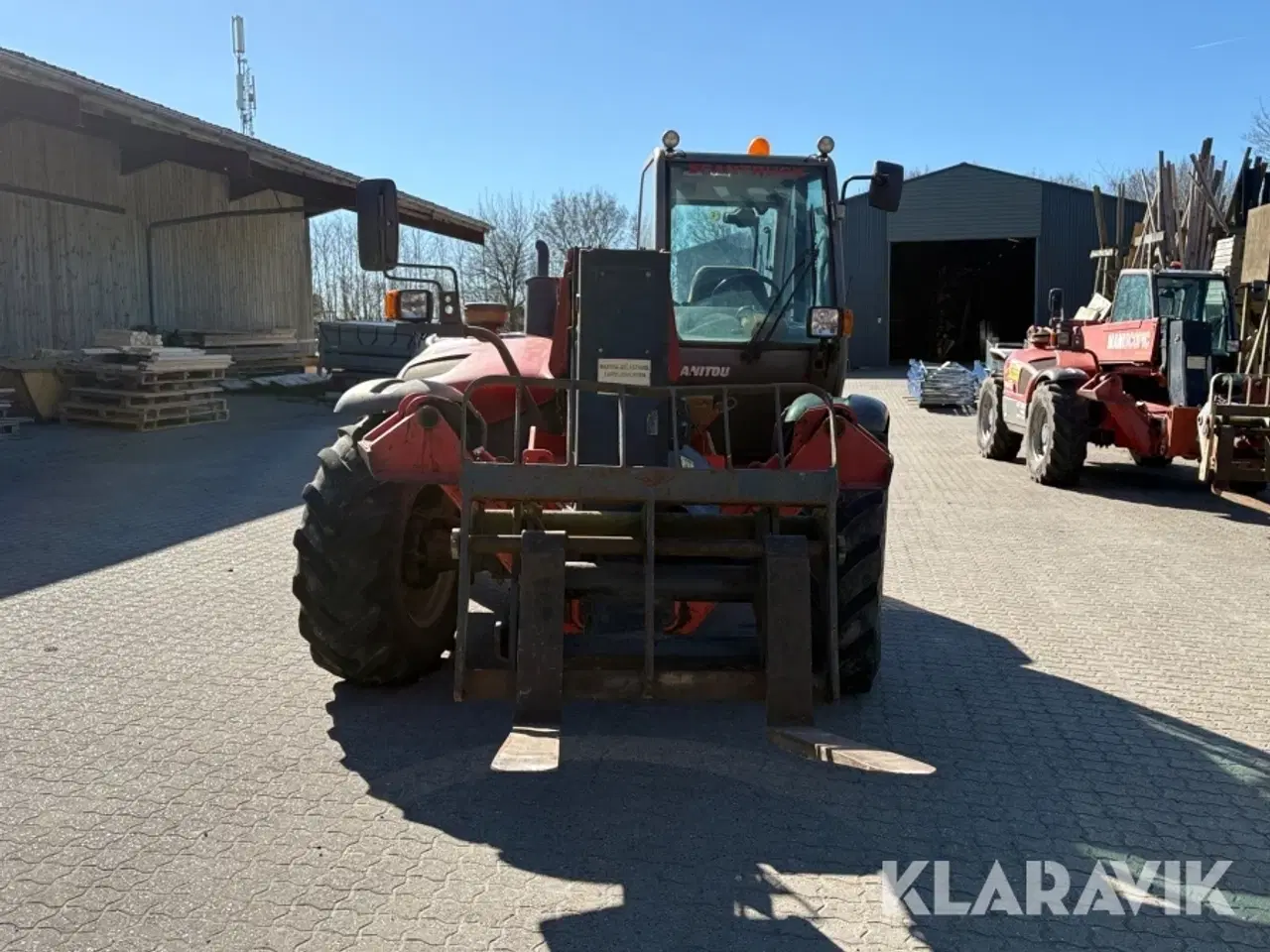 Billede 8 - Teleskoplæsser Manitou MT 1235 med gafler og kurv