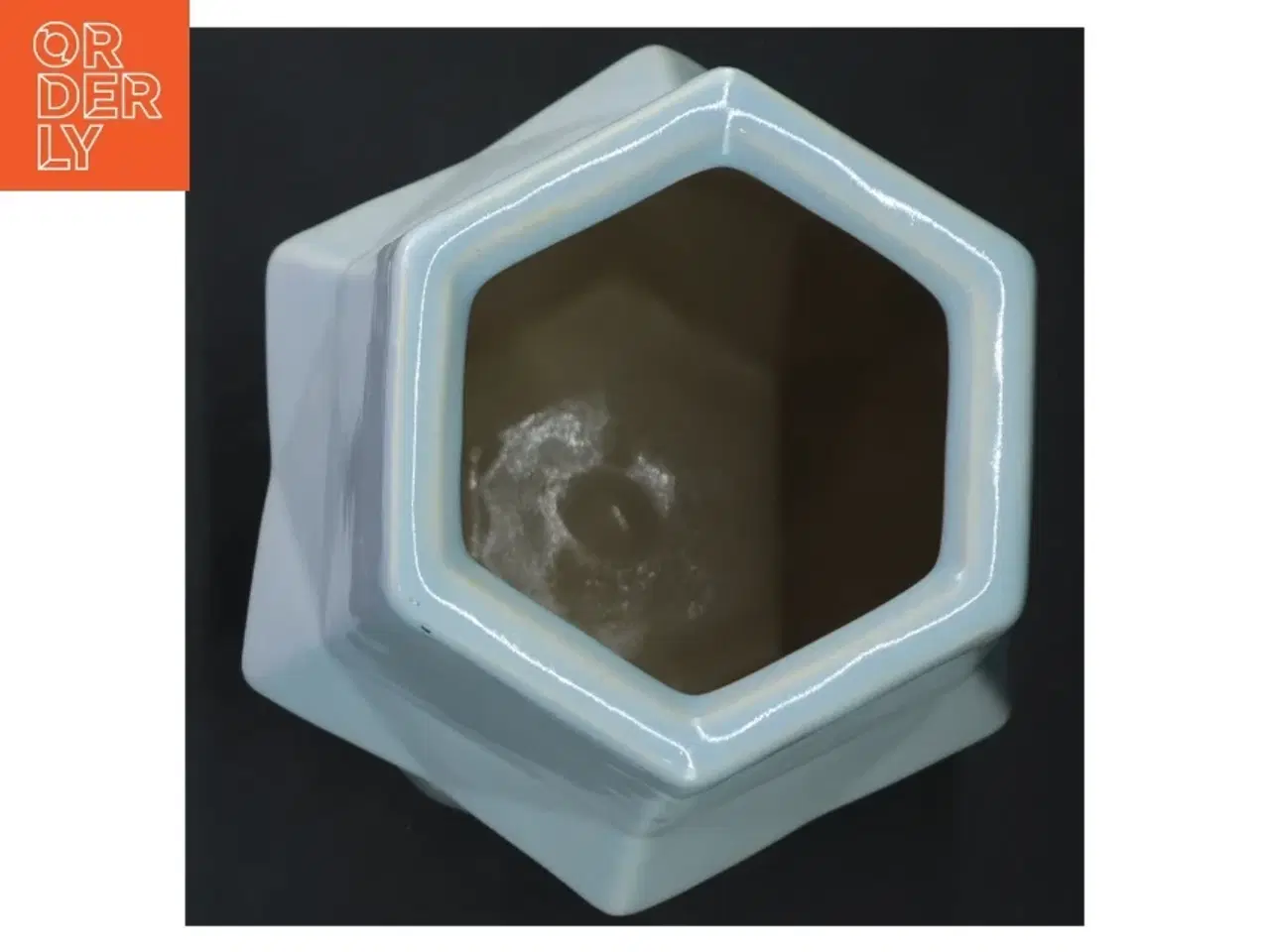 Billede 2 - Geometrisk vase fra House Doctor (str. Ø 12x26 cm)