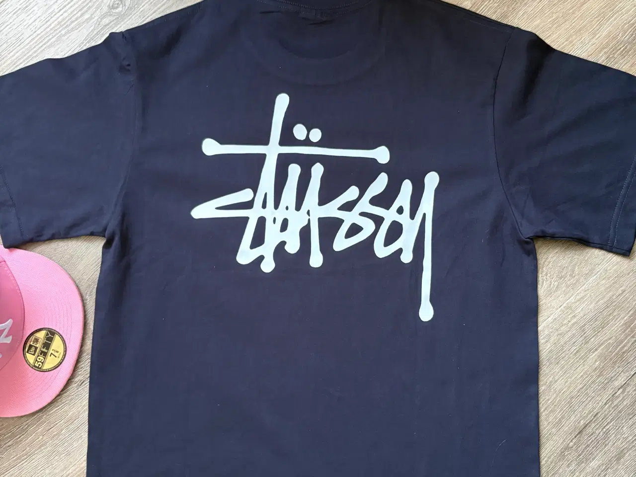 Billede 4 - Stussy Tshirt small mørke blå