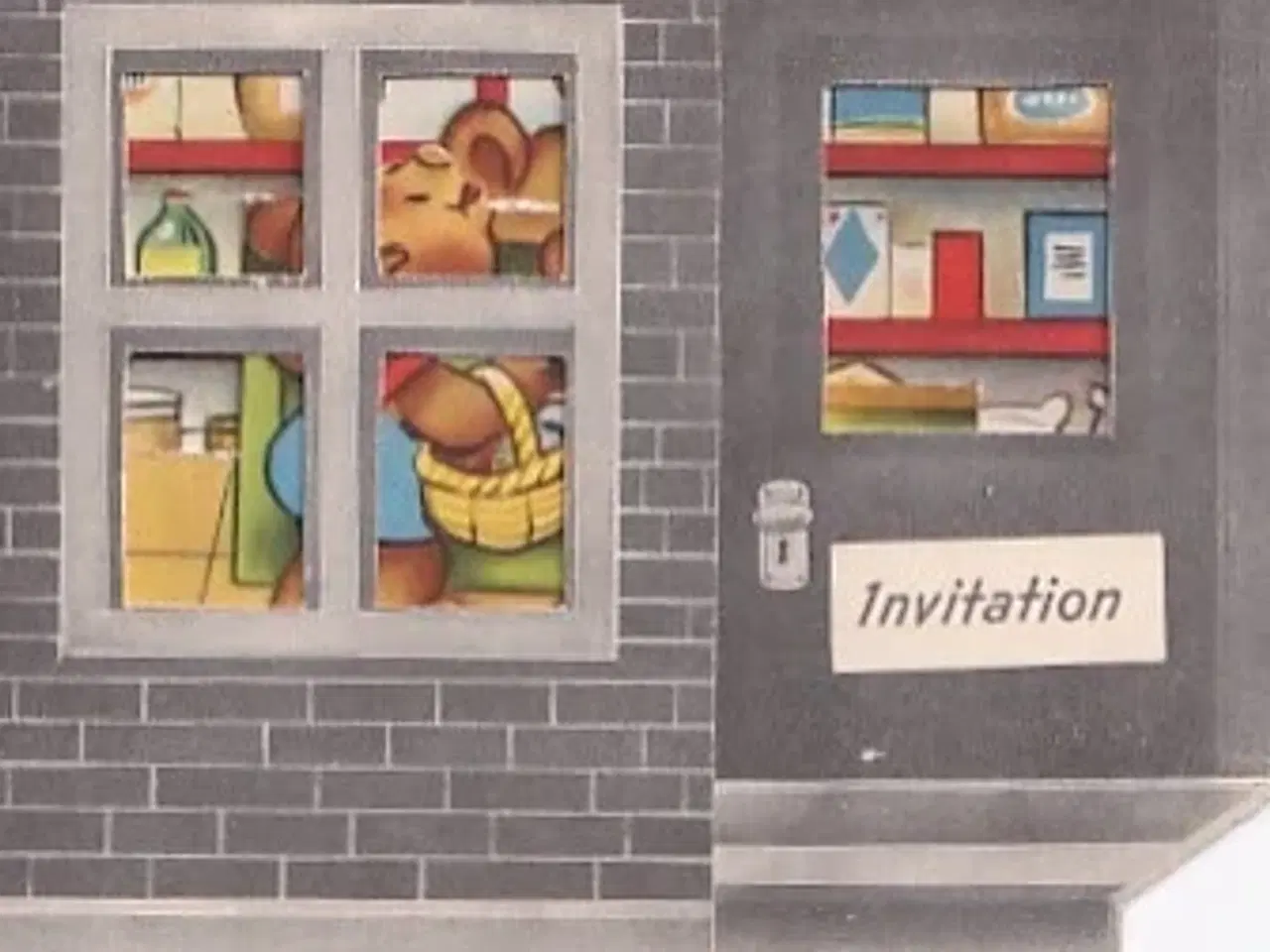 Billede 1 - Invitationskort - Foldeudkort