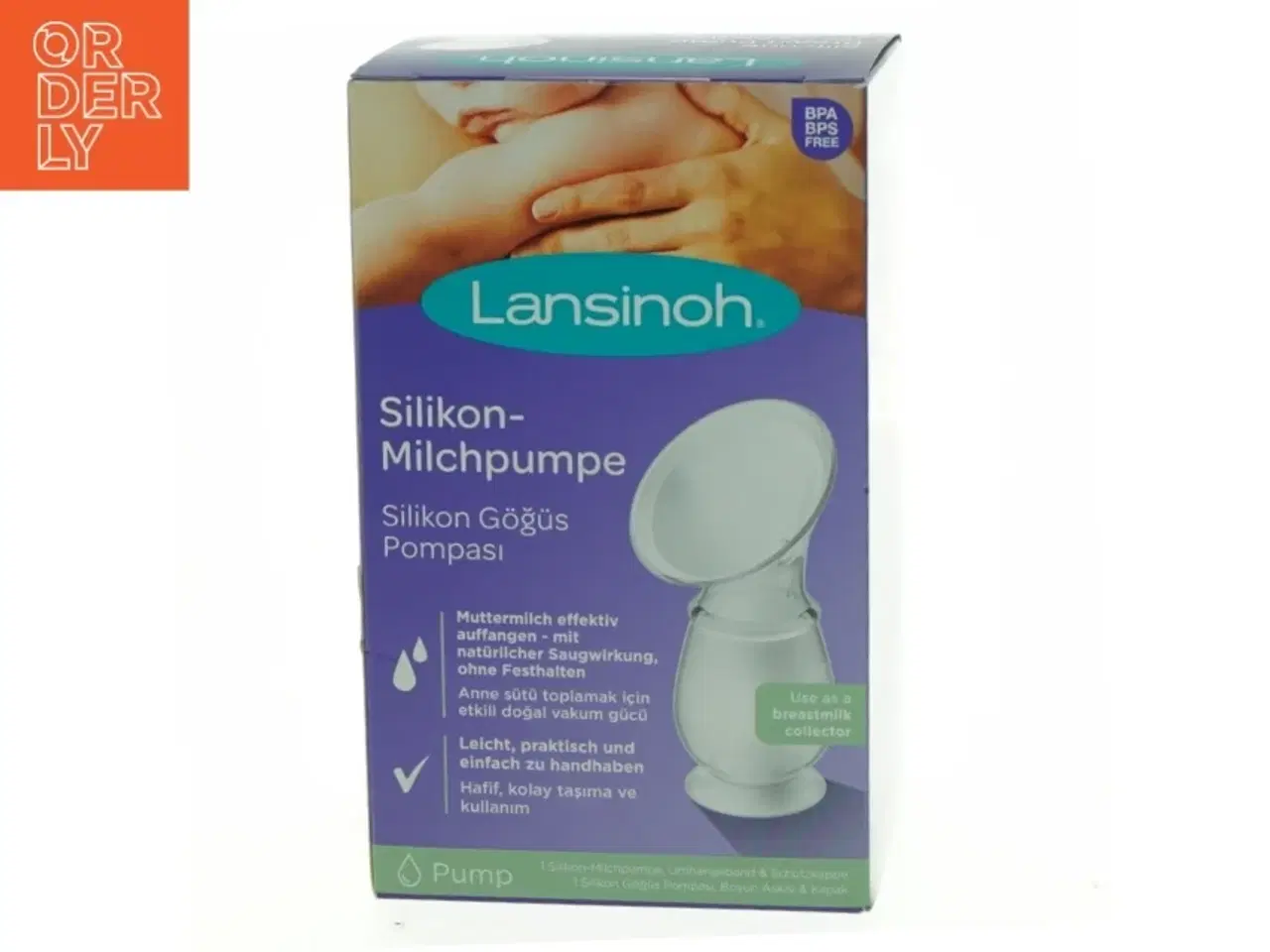 Billede 1 - Silikone brystpumpe fra Lansinoh