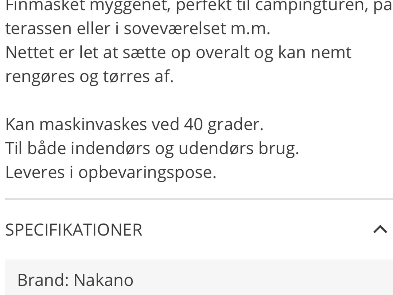 Billede 3 - 2 helt NYE myggenet