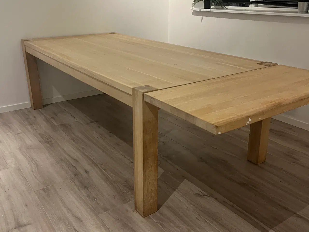 Billede 2 - Spisebord massiv egetræ