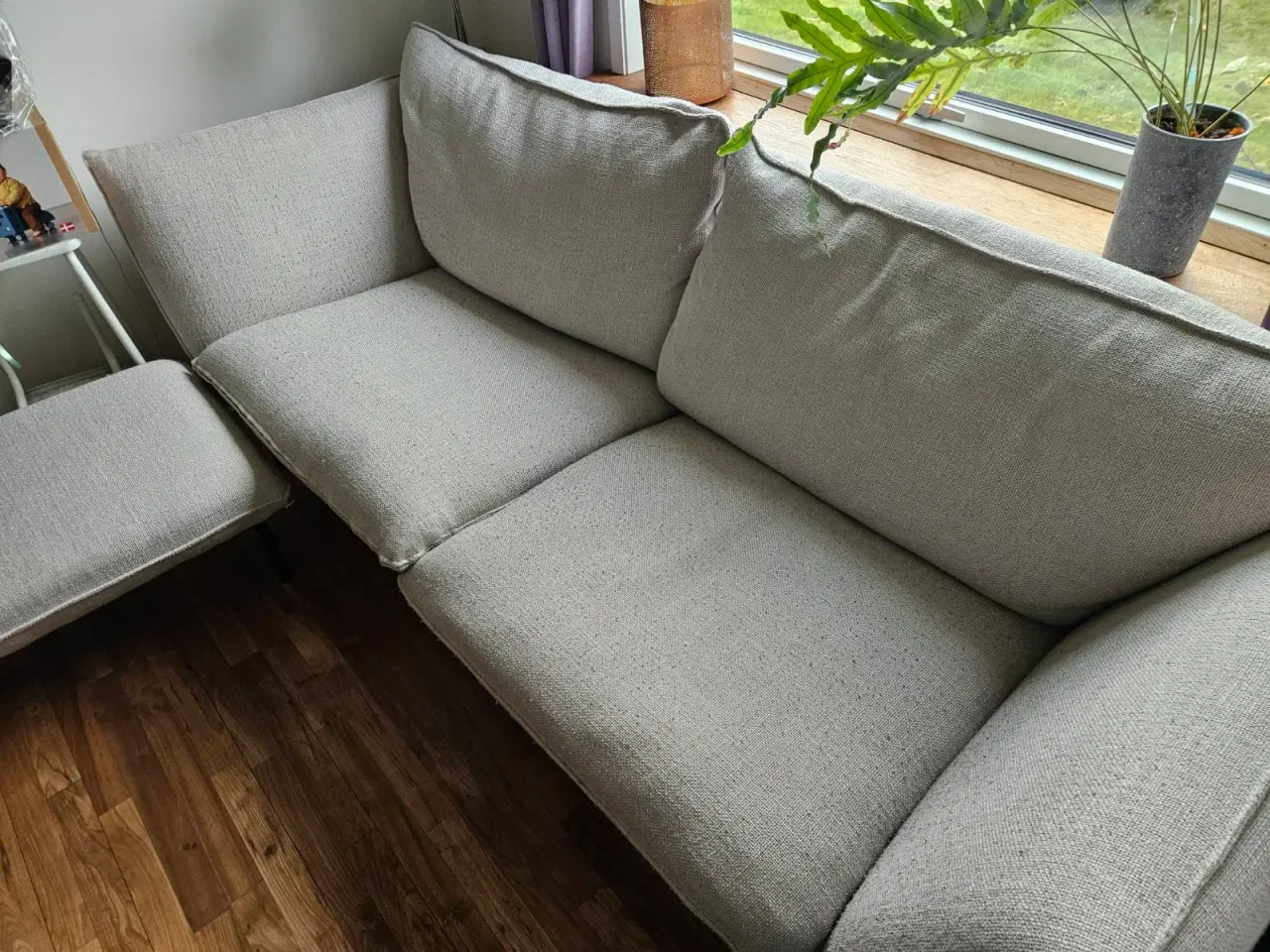 Billede 2 - Sofa med chaiselong