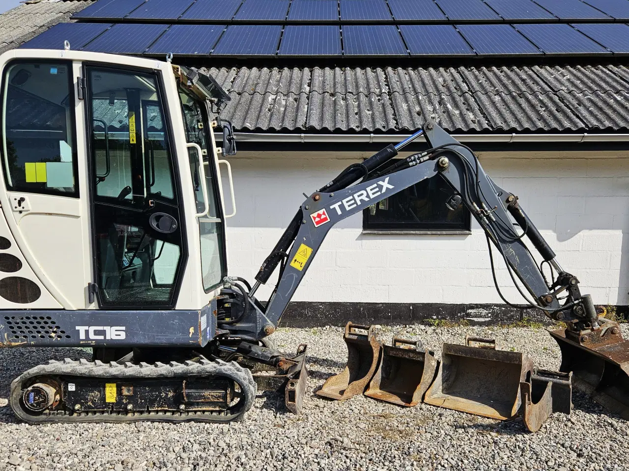 Billede 1 - Terex TC16 / meget tilbehør / ny undervogn