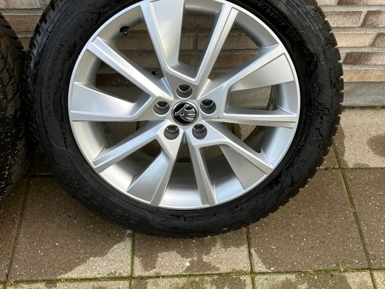 Billede 5 - Orginale Skoda Alufælge 5 x 112 med Sava vinterdæk