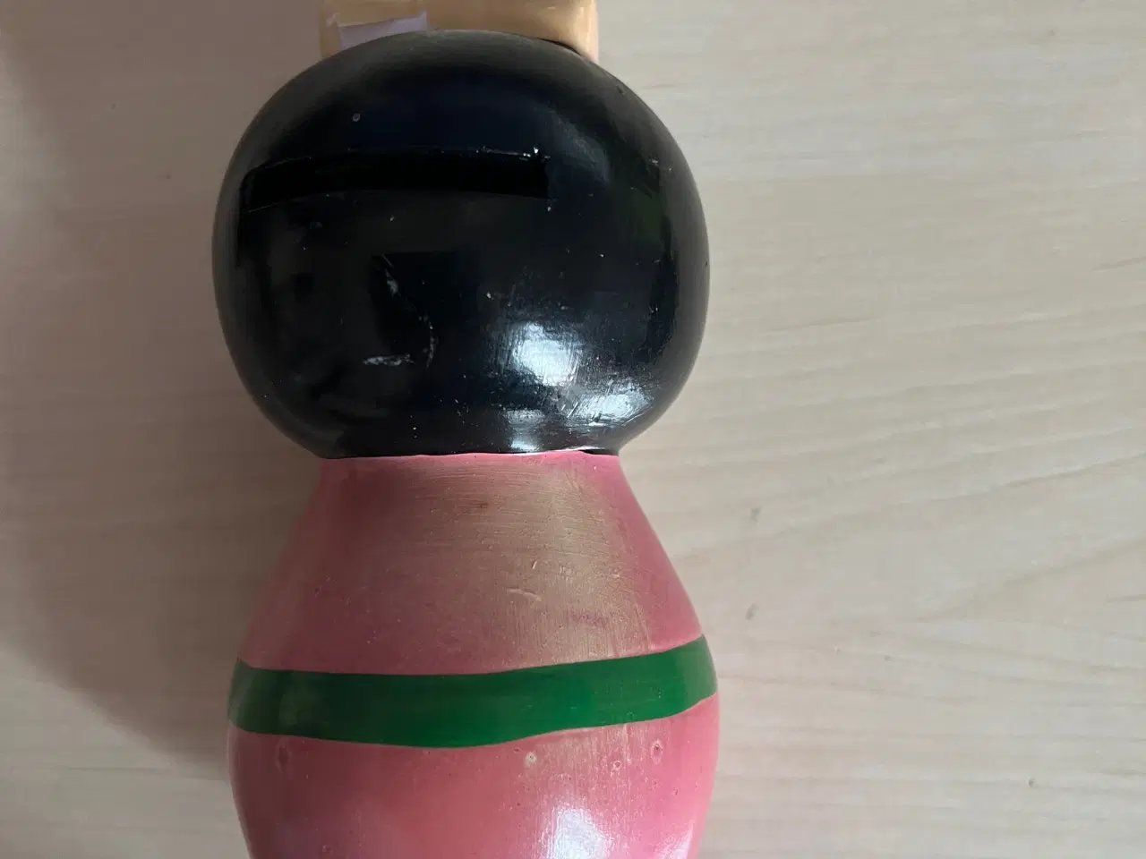 Billede 3 - Sød Kokeshi-inspireret sparebøsse i pink kimono