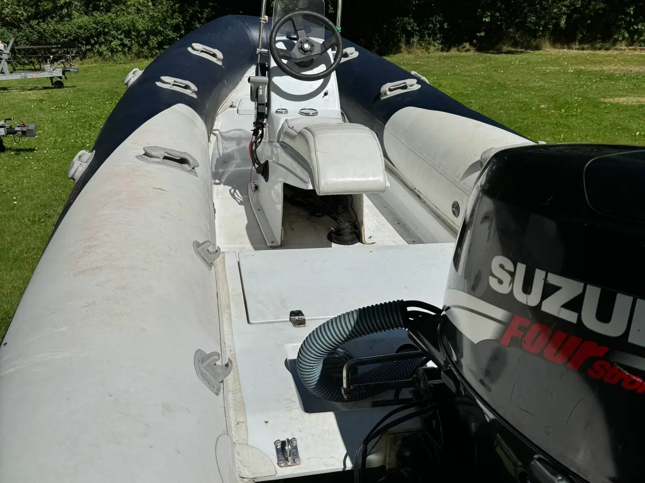 Billede 3 - Double-O 450 Rib m. 50hk Suzuki 4-takt og trailer