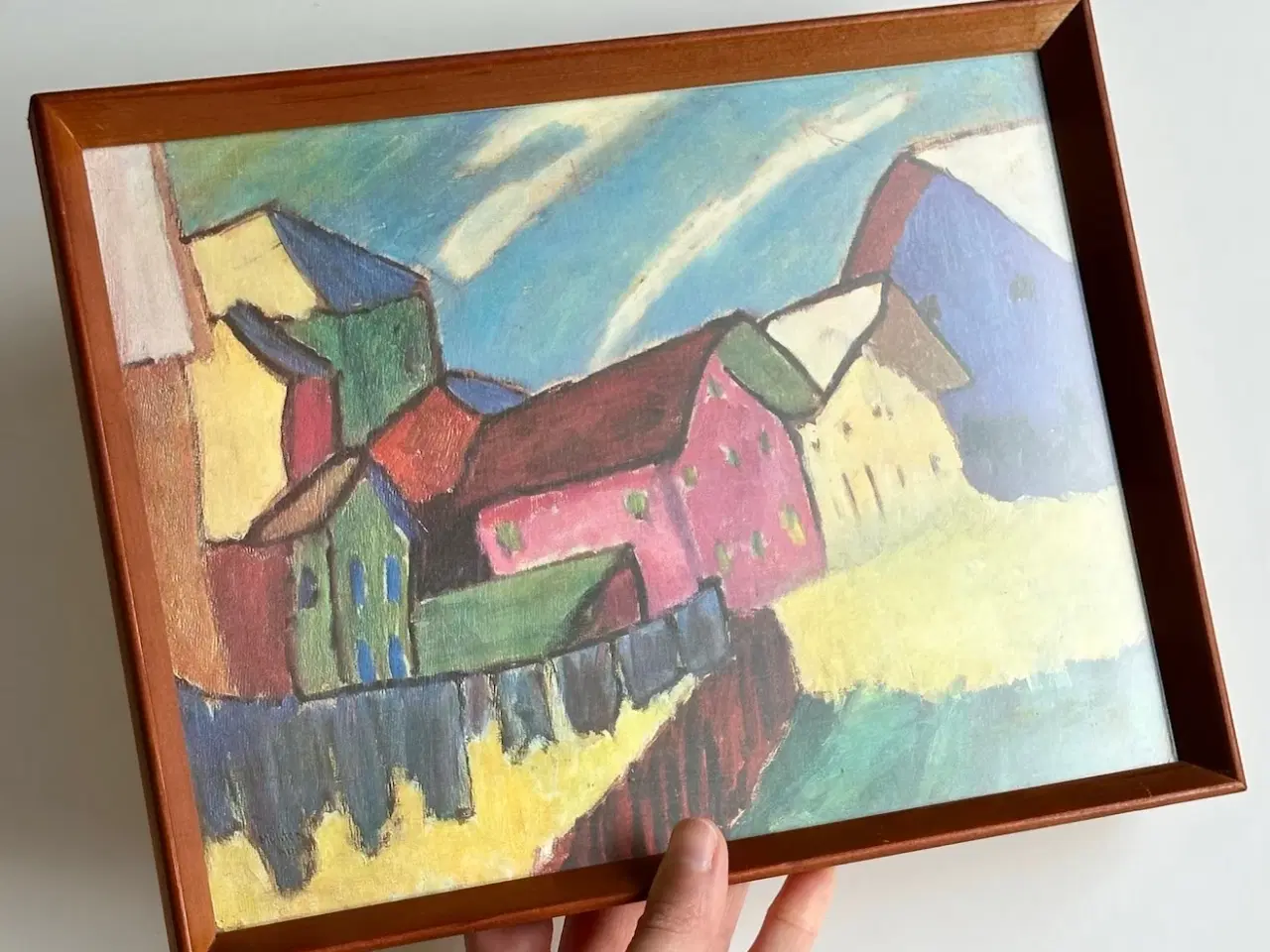 Billede 1 - Gabriele Münter, Landsbygade om Vinteren, 1911