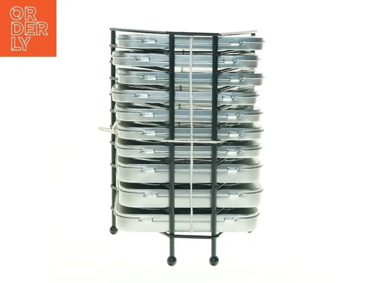 Billede 6 - 10 stk. display æsker i holder til smykker etc (str. 22,5 x, 13 x 16 cm)