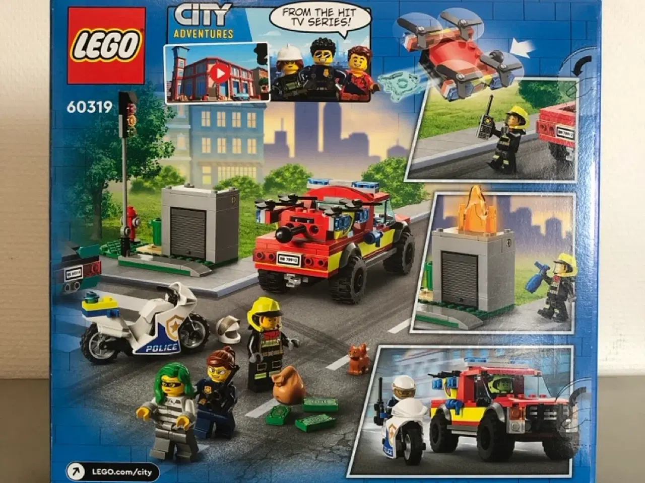 Billede 3 - LEGO City 60319 Fire Rescue & Police Chase uåbnet