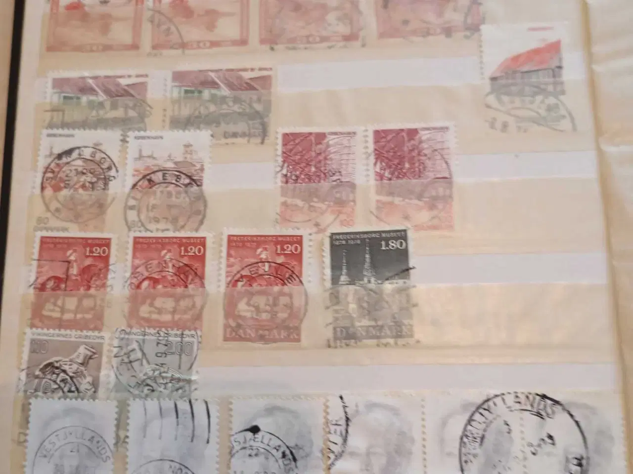 Billede 35 - indstiksbog med danske frimærker 