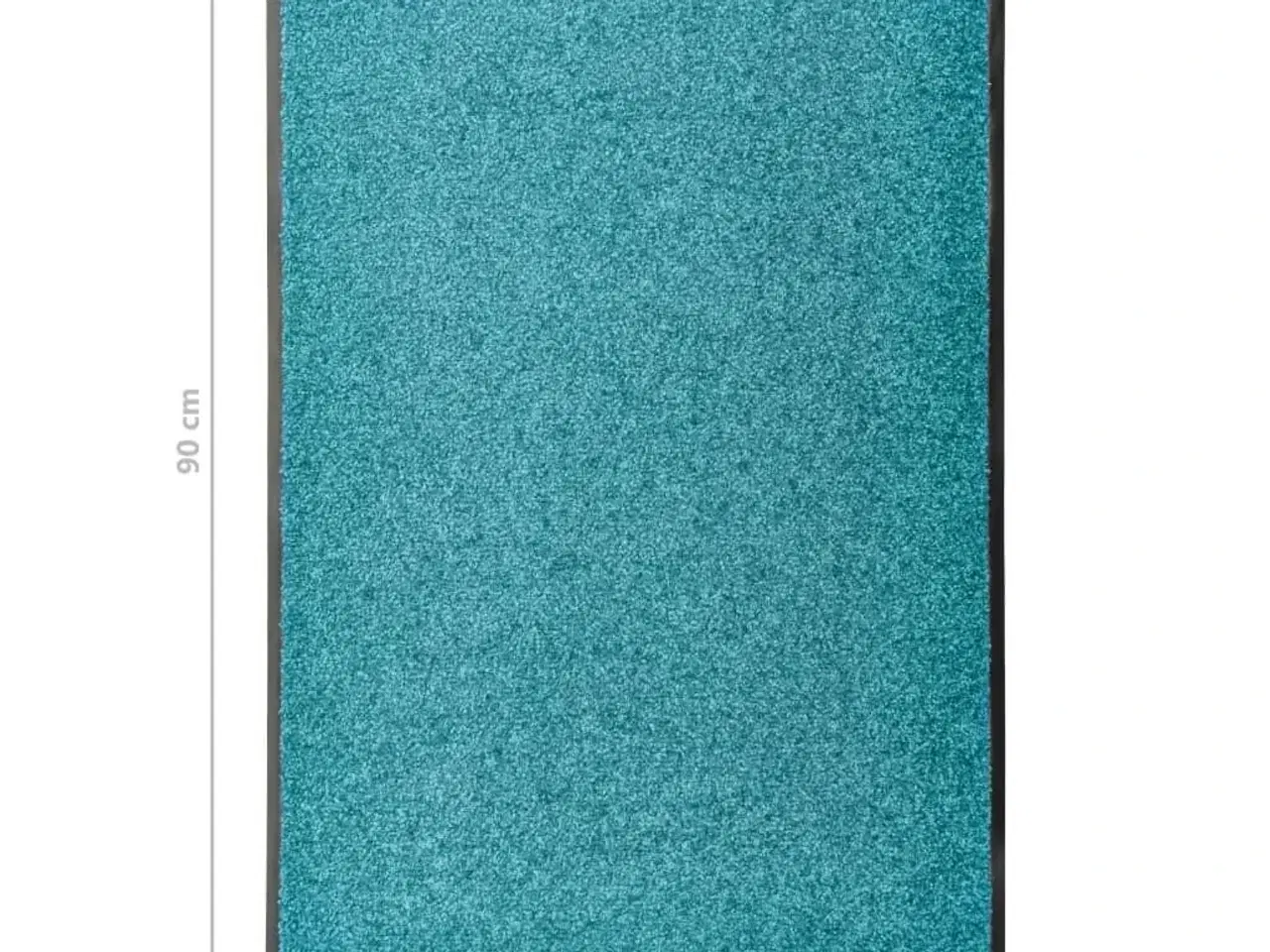 Billede 6 - Vaskbar dørmåtte 60x90 cm cyanblå