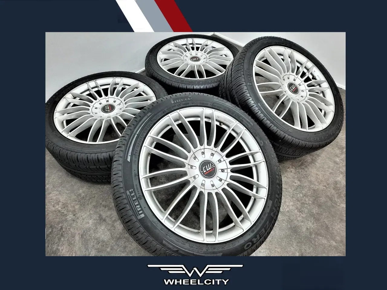 Billede 1 - 5x130 20" ET55 Borbet CW wheels, sommersæt