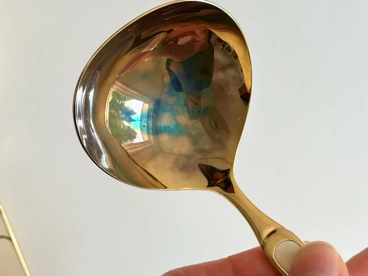 Billede 4 - Serveringssæt, guldbelagt