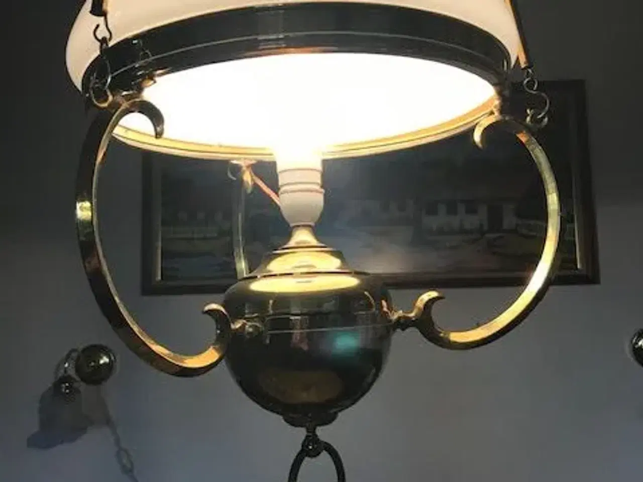 Billede 2 - antik lampe